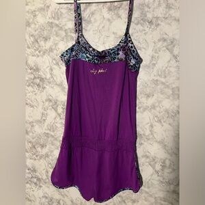 Baby phat purple romper